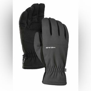 HEAD Men’s Waterproof Hybrid Gloves-Gray/ Size: Large (NWT)